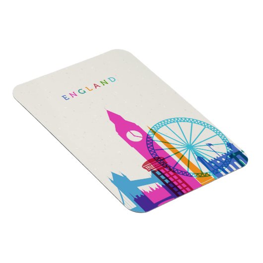 England Skyline Magnet (Rechte Seite)