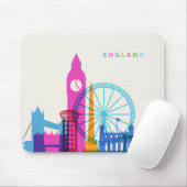 England Skyline Mousepad (Mit Mouse)