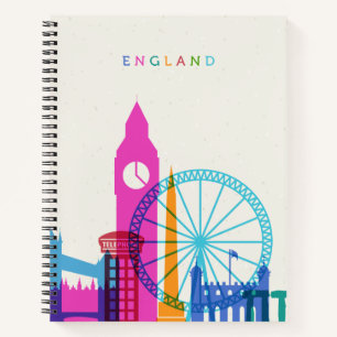England Skyline Notizblock