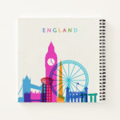England Skyline Notizblock (Rückseite)