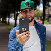 England Soccer Black White Case Custom Name iPhone Hülle