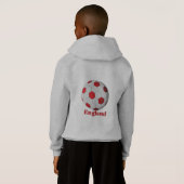 England Soccer Hoodie (Schwarz voll)