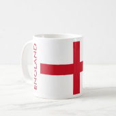 ENGLAND SOCCER KAFFEETASSE (Vorderseite Links)