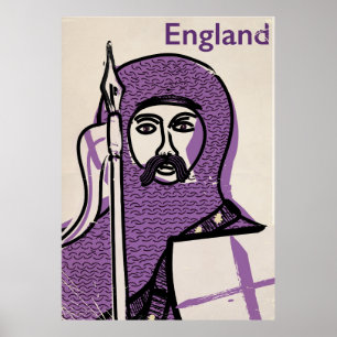 England & St. George Vintages Reiseplakat Poster
