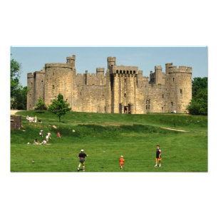 England, Sussex, Bodiam Castle. 2 Fotodruck