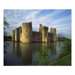 England, Sussex, Bodiam Castle Fotodruck