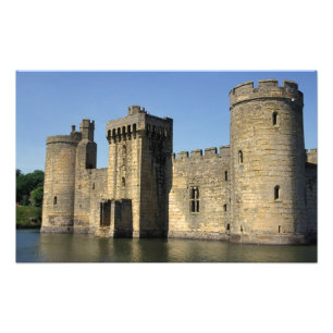 England, Sussex, Bodiam Castle. Fotodruck