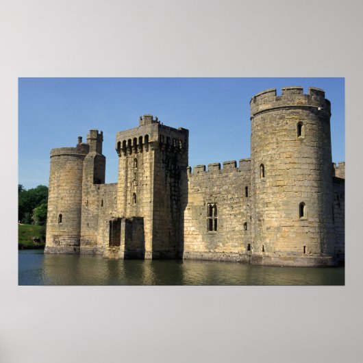 England, Sussex, Burg Bodiam. Poster (Vorne)