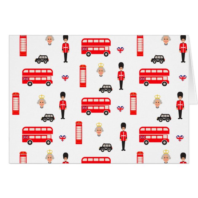 England-Symbol-Muster (Vorderseite (Horizontal))