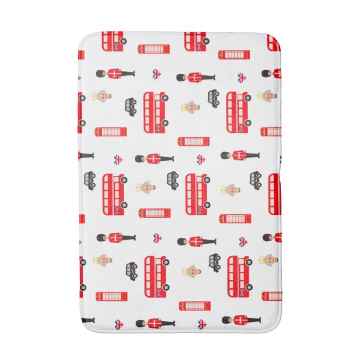 England-Symbol-Muster Badematte (Vorderseite Vertikal)