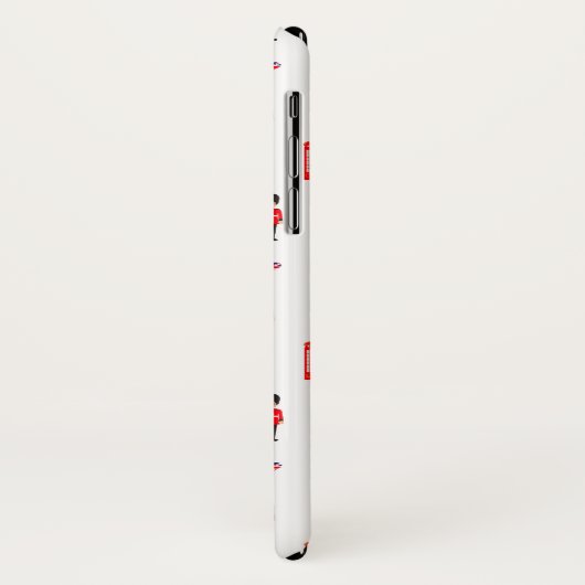 England-Symbol-Muster Case-Mate iPhone Hülle (Hinten/Links)