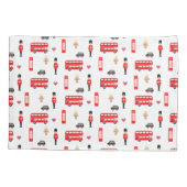 England-Symbol-Muster Kissenbezug (Rückseite-Links)