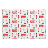 England-Symbol-Muster Kissenbezug (Rückseite-Rechts)