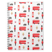 England-Symbol-Muster Notizblock (Vorderseite)