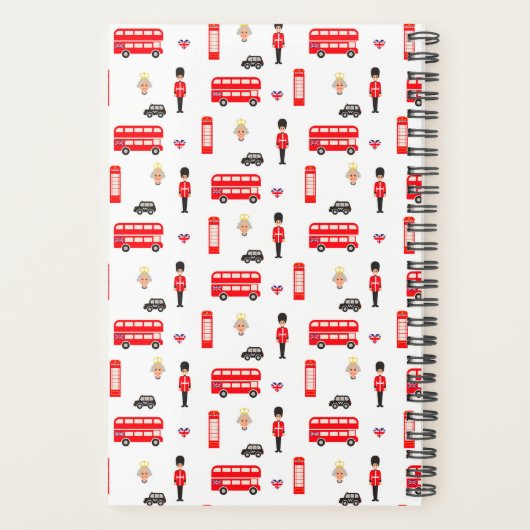 England Symbole Muster Planer (Rückseite)