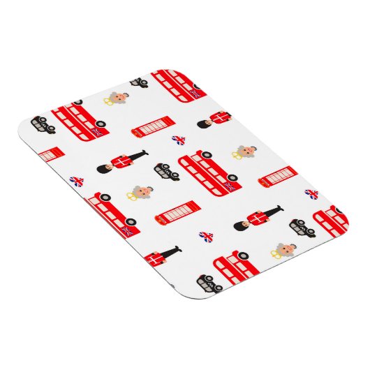 England Symbos Pattern Magnet (Rechte Seite)