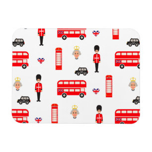 England Symbos Pattern Magnet