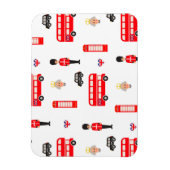 England Symbos Pattern Magnet (Vertikal)