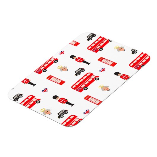 England Symbos Pattern Magnet (Linke Seite)