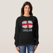 England T-Shirt Britische Flagge Souvenir Kostüme  Sweatshirt (Vorne ganz)