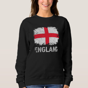 England T-Shirt Britische Flagge Souvenir Kostüme Sweatshirt