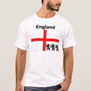 England Tee Shirt Drei Löwen