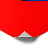 England Three Lions Hemd Abzeichen Poster (Ecke)
