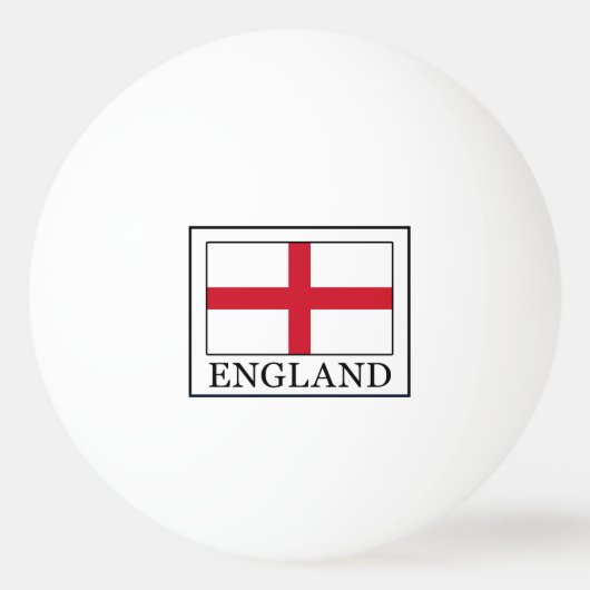 England Tischtennisball (Vorderseite)