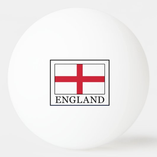 England Tischtennisball (Vorderseite)