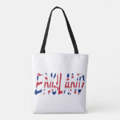 England überlagert sich auf der Flagge der Union Tasche (Rückseite)