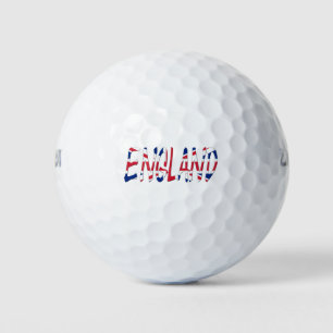 England überlagert sich auf Union Jack Flag wu gbc Golfball