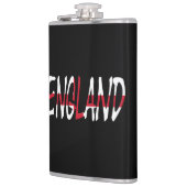 England überlagerte sich auf der englischen Flagge Flachmann (Links)