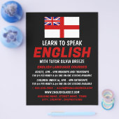England UK Flag, English Language Course Advert Flyer (Einzeln)