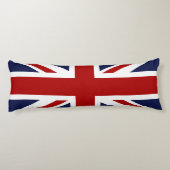 England und amerikanische Flagge Seitenschläferkissen (Rückseite)