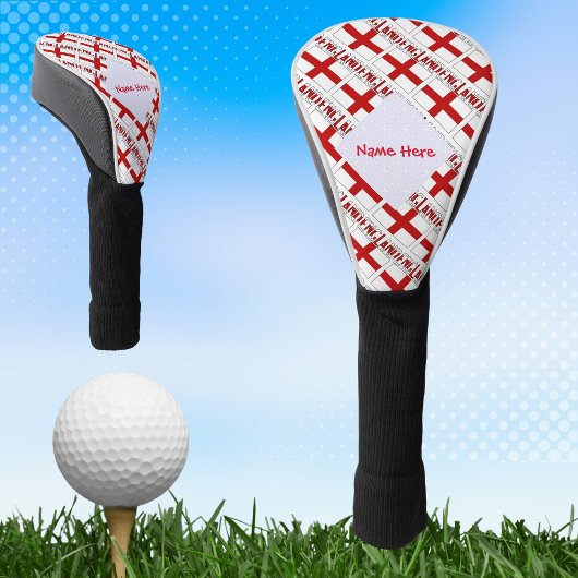 England und die englische Flagge geteerte Red Pers Golf Headcover