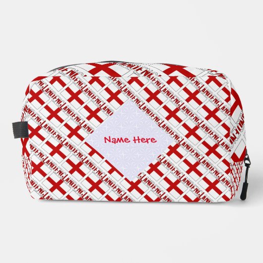 England und die englische Flagge geteerte Red Pers Waschbeutel (Vorderseite)