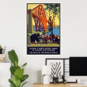 England und Schottland Reiseplakat Poster (Heimbüro)
