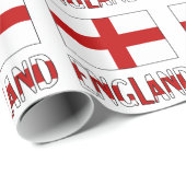 England und St. George Cross Flag Geschenkpapier (Rolleneckpunkt)
