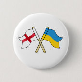England und Ukraine vereint Button (Vorderseite)