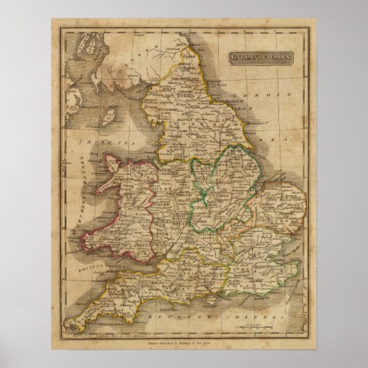 England und Wales 2 Poster (Vorne)