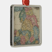 England und Wales 2 Silbernes Ornament (Rechts)