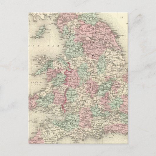 England und Wales 5 Postkarte (Vorderseite)