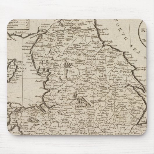 England und Wales 6 Mousepad (Vorne)