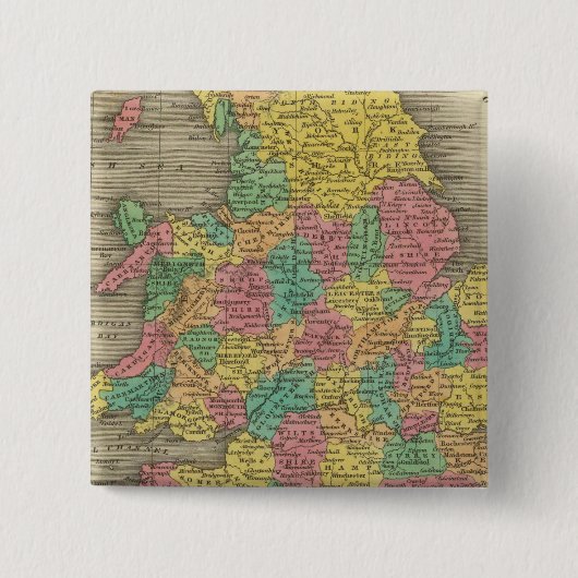 England und Wales Button (Vorderseite)