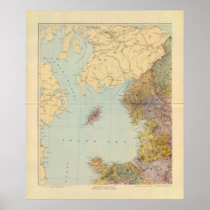 England und Wales Nordwest Poster