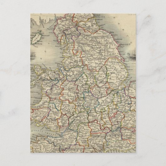 England und Wales Postkarte (Vorderseite)