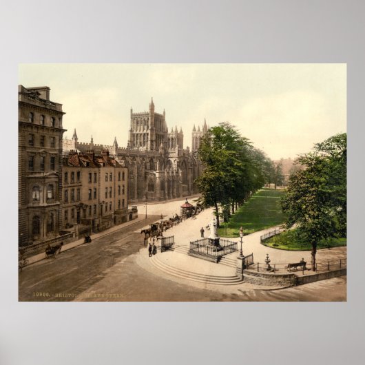 England, Uni Green, Bristol, Großbritannien Poster (Vorne)