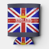 England Union Jack British Themed Distressed Flag Dosenkühler (Vorderseite)