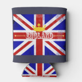 England Union Jack British Themed Distressed Flag Dosenkühler (Rückseite)