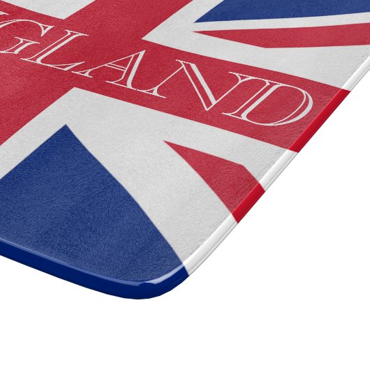 England: Union Jack Flag cbcc Schneidebrett (Ecke)